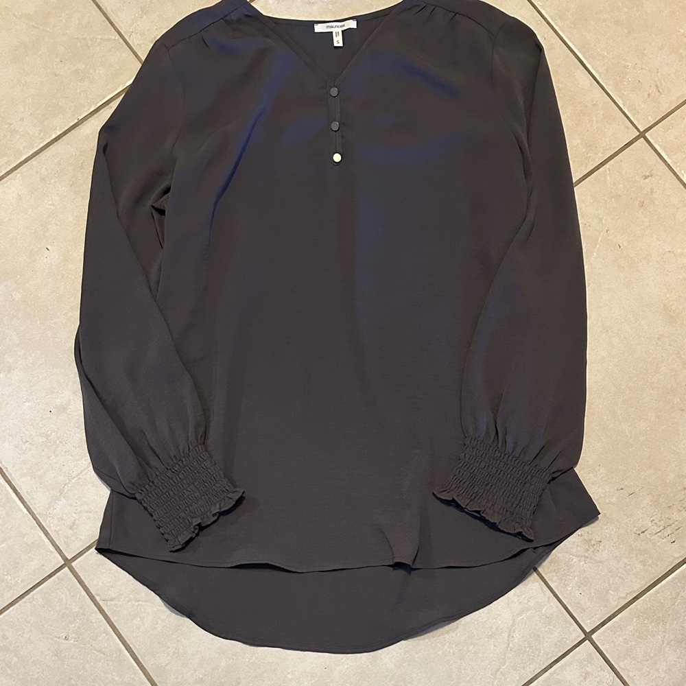 Maurice’s Dark Grey Women's Top Small